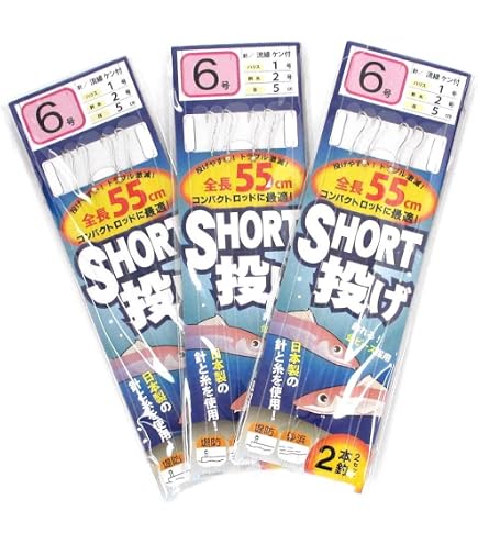 Amazon | TAKAMIYA(タカミヤ) SmileShip ショート投げ 3枚セット 針7号
